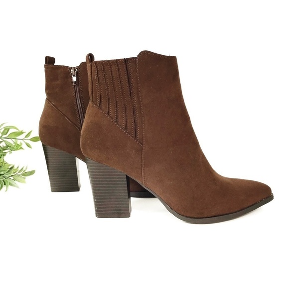 JUSTFAB Ginnee Block Heeled Bootie 8.5 - Picture 2 of 10